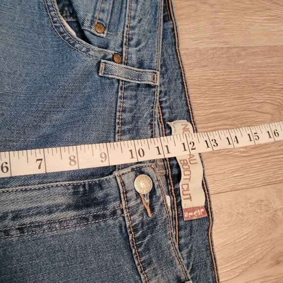 Vtg Levi's Jeans 16 L Nouveau 515 Bootcut High Rise Medium Light Western Y2K - Picture 7 of 10